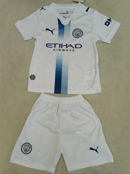 26-27 Man City Third Kids Soccer Jersey