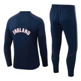 26-27 England Royal blue Half Pull Tracksuit (半拉链)