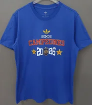 2026 Spain Fancy blue Campeones High Quality T-Shirt (三叶标)