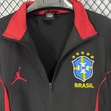 26-27 Brazil Jordan Black Windbreaker