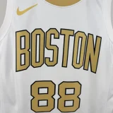 25-26 Celtics QUETA #88 White City Edition Top Quality Hot Pressing NBA Jersey