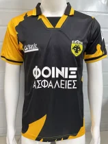 1994-1995 AEK Athens Black Retro Soccer Jersey