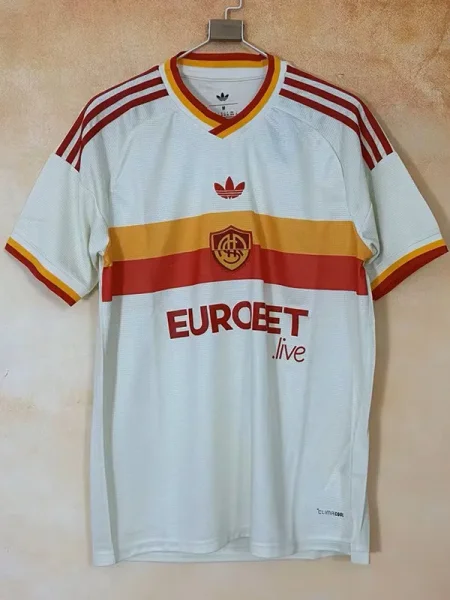 26-27 Roma White Fans Soccer Jersey