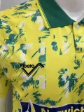 992-1994 Norwich Home Retro Soccer Jersey