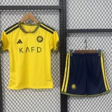 26-27 AL-Nassr Home Kids Soccer Jersey