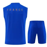 26-27 France Fancy blue Tank top and shorts suit