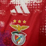 26-27 Benfica Red Purple White Training shirts