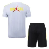 26-27 Brazil White Training Short Suit #J26060