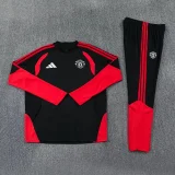 26-27 Man Utd Black Half Pull Tracksuit (半拉链)