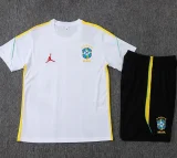26-27 Brazil White Training Short Suit #J26060