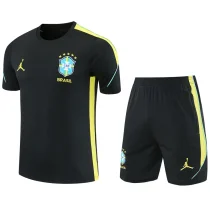 26-27 Brazil Jordan Black Training Short Suit