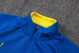 26-27 Brazil Fancy blue Jacket Tracksuit #A26071