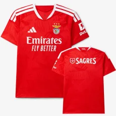 26-27 Benfica Home Fans Soccer Jersey (全广告)