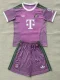 26-27 Bayern Purple Goalkeeper Kids Soccer Jersey