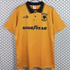 1990-1991 Wolves Home Retro Soccer Jersey