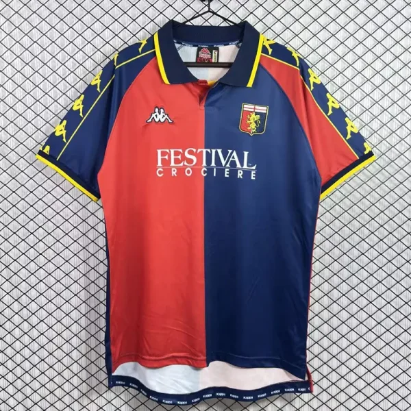 1999-2000 Genoa Home Retro Soccer Jersey