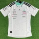 2026 Mercedes White T-Shirts Racing Suit (Slim-fit style)(圆领)球员
