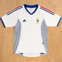 2002 France Away Retro Soccer Jersey