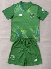 26-27 West Ham Green Goalkeeper Kids Soccer Jersey