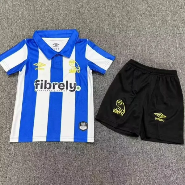 26-27 Sheffield Wednesday Home Kids Soccer Jersey