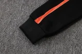 26-27 Netherlands Black Jacket Tracksuit # A26083