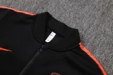 26-27 Netherlands Black Jacket Tracksuit # A26083