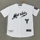 26-27 Mamba # 24 White Casual Edition Baseball Jersey