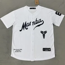 26-27 Mamba # 24 White Casual Edition Baseball Jersey
