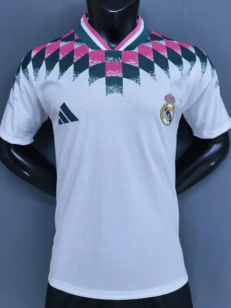 26-27 RMA White Pink Player Version Training Shirts