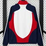2007-2008 France Royal blue Retro Windbreaker