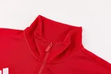 26-27 Man Utd Red Jacket Tracksuit #01