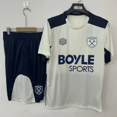 26-27 West Ham White Training Short Suit