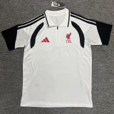 26-27 LIV White Polo Short Sleeve (半拉链)