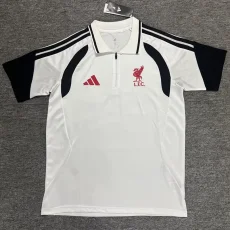 26-27 LIV White Polo Short Sleeve (半拉链)