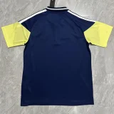 26-27 Fenerbahce Royal blue Polo Short Sleeve (半拉链)