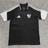 26-27 Sevilla Black Polo Short Sleeve (半拉链)