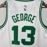 Celtics GEORGE #13 White Top Quality Hot Pressing NBA Jersey