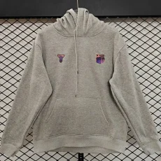 26-27 BAR Gray Hoody 灰色(加绒)粉标