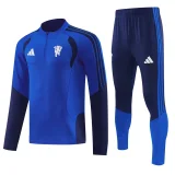 26-27 Man Utd Fancy blue Half Pull Tracksuit (半拉链)