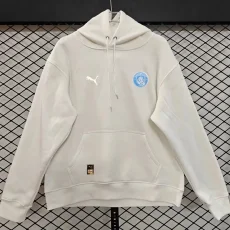 26-27 Man City White Hoody 白色(加绒)蓝标