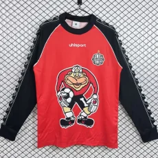 2002 Club Olimpia Red Goalkeeper Long Sleeve Retro Soccer Jersey (长袖)