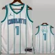 Hornets BALL #1 White Top Quality Hot Pressing NBA Jersey (Trapeze Edition) 飞人版