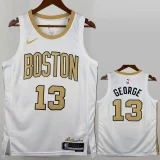 25-26 Celtics GEORGE #13 White City Edition Top Quality Hot Pressing NBA Jersey