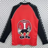2002 Club Olimpia Red Goalkeeper Long Sleeve Retro Soccer Jersey (长袖)