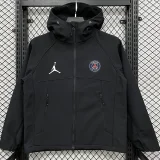 26-27 PSG Jordan Black Outdoor Jackets #K8802冲锋衣