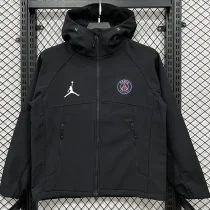 26-27 PSG Jordan Black Outdoor Jackets #K8802冲锋衣