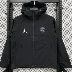 26-27 PSG Jordan Black Outdoor Jackets #K8802冲锋衣