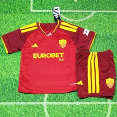 26-27 Roma Home Kids Soccer Jersey