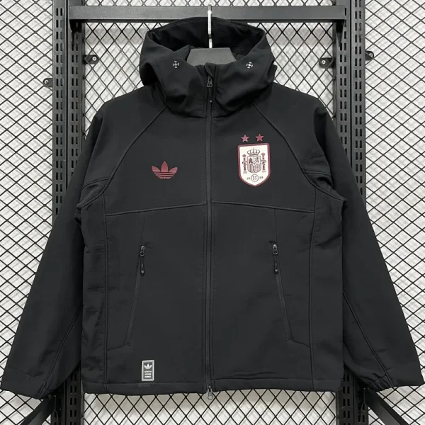  26-27 Spain Black Outdoor Jackets #K8801冲锋衣