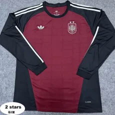 26-27 Spain Brown Goalkeeper Long Sleeve Soccer Jersey (长袖)(2星)